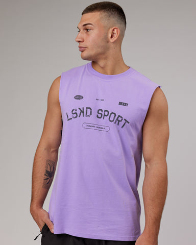 Free Throw Heavyweight Tank (Pale Lilac)