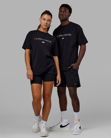 Unisex 1% Better FLEXCotton Tee (Pride Black)