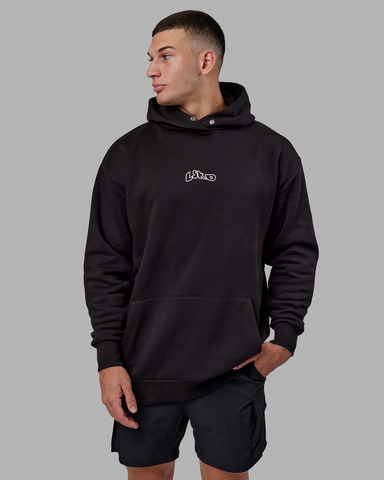 Unisex Mad Happy Hoodie (Black)