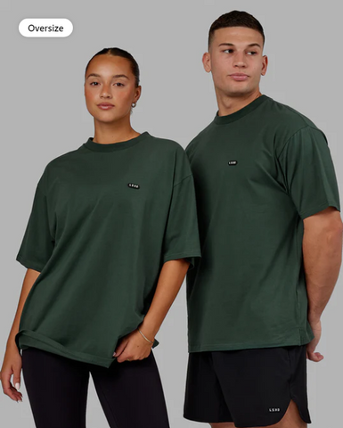 Unisex Capsule FLX Cotton Tee Oversize (Vital Green)