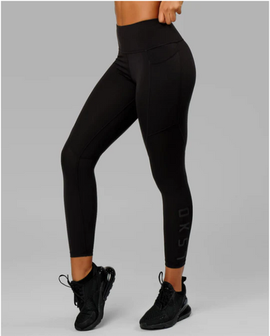 Rep 7/8 Legging (Black-Black)